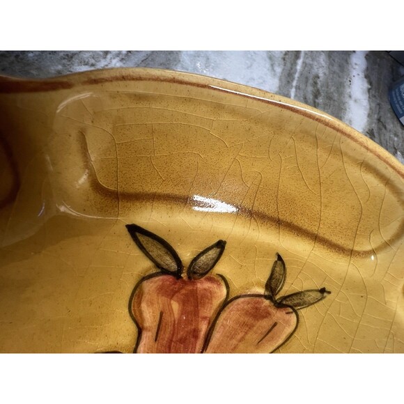 Vintage 1964 Los Angeles Potteries #300 Spaghetti Bowl 14” Pasta Noodle Salad - Picture 6 of 9